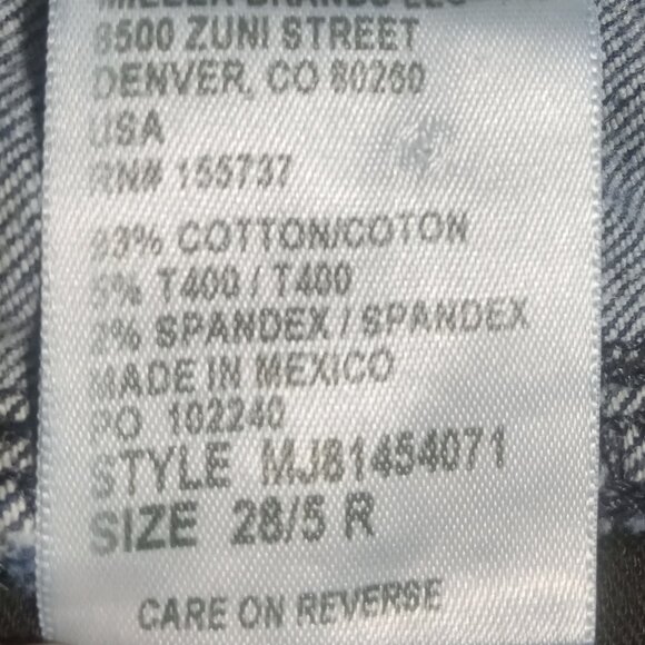 Cinch Women's Lynden Stretch Trouser Mid Rise Slim Fit Flare Leg Jeans - Picture 7 of 7